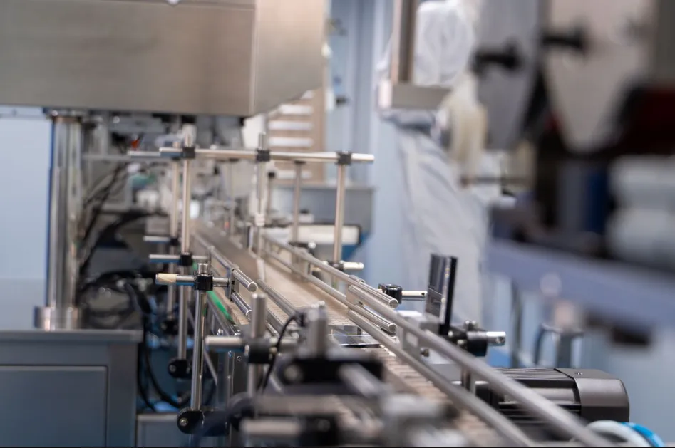 Production and filling line
