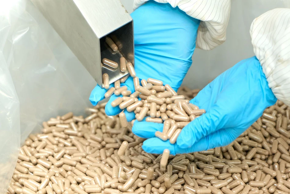 Finished capsules